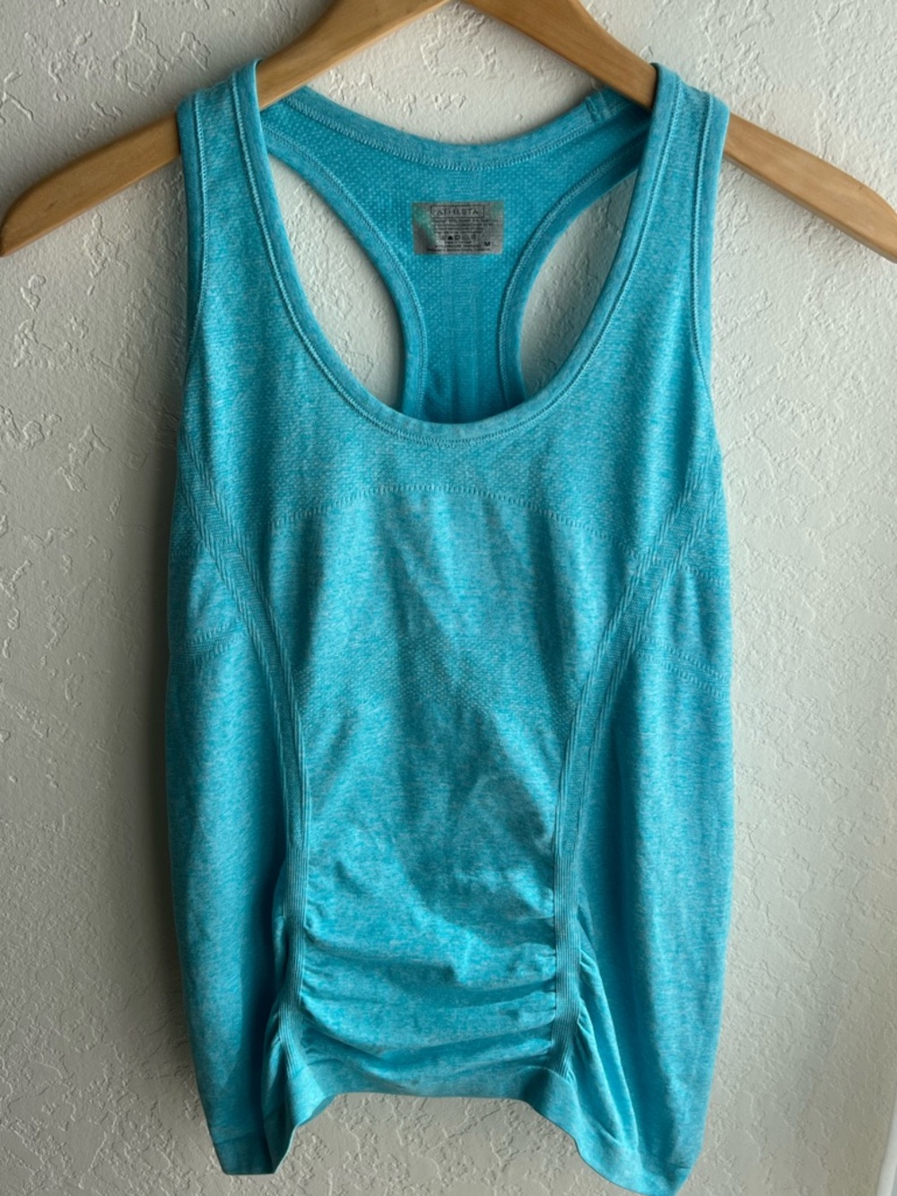 Athleta Aqua Blue Racerback Tank - Picture 4 of 4